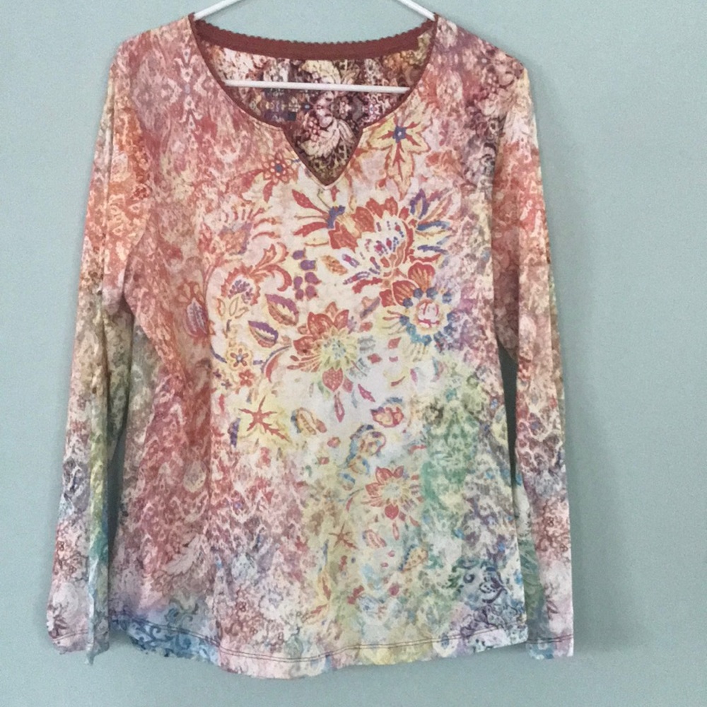 Long sleeve cotton top